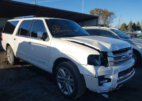 2017 Ford Expedition El Platinum z USA, uszkodzony, nr VIN 1FMJK1MT1HEA64728